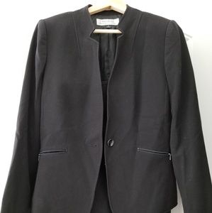 Tahari Black One Button Suit